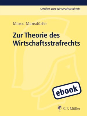 cover image of Zur Theorie des Wirtschaftsstrafrechts
